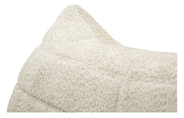 Bílý sedací vak z textilie bouclé Mask – Mauro Ferretti