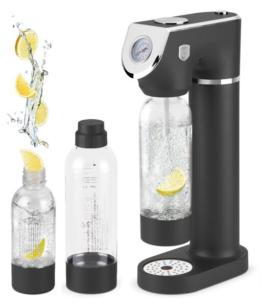 BERLINGERHAUS Výrobník sody SODABAR + 2 lahve Antracit Collection BH-8557