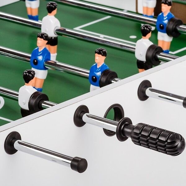 GamesPlanet® Stolní fotbálek Glasgow, 121x101x79 cm, bílý