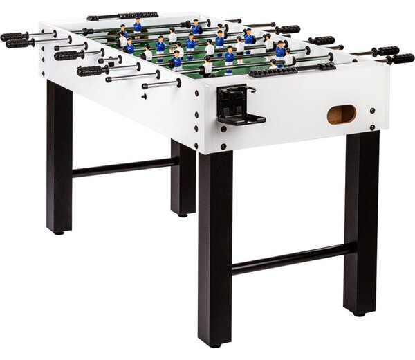 GamesPlanet® Stolní fotbálek Glasgow, 121x101x79 cm, bílý