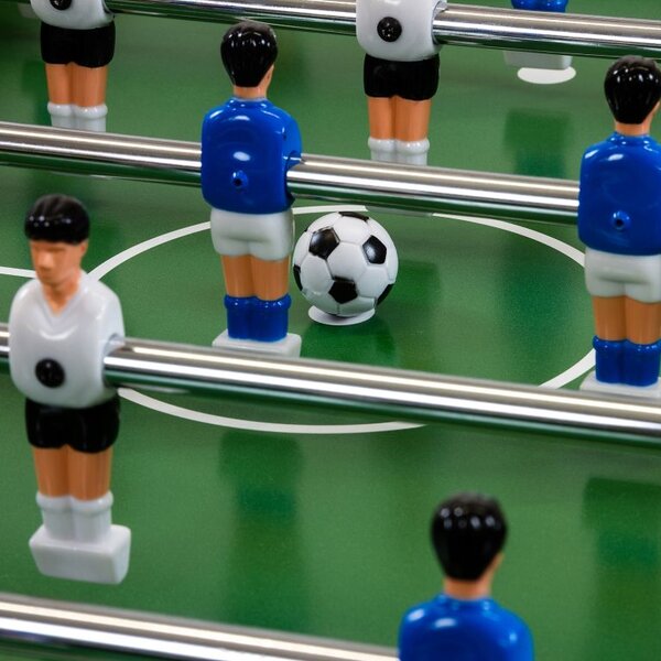 GamesPlanet® Stolní fotbálek Glasgow, 121x101x79 cm, bílý
