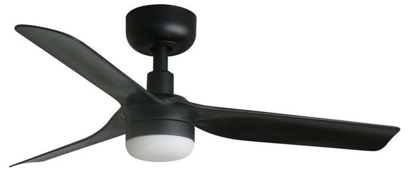 FARO MINI PUNT S LED stropní ventilátor, černá s DC motorem