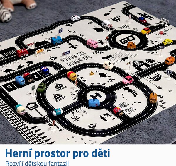 Hrací podložka autíčka