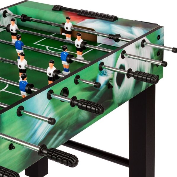 GamesPlanet® Stolní fotbálek Glasgow, 121x101x79 cm, potisk