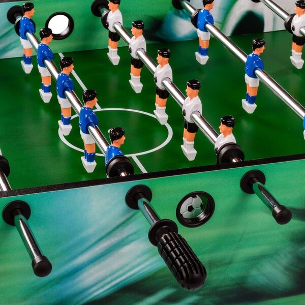 GamesPlanet® Stolní fotbálek Glasgow, 121x101x79 cm, potisk