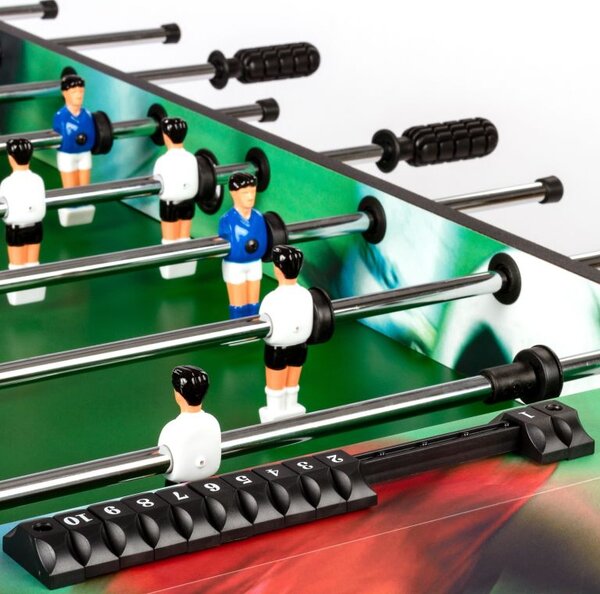 GamesPlanet® Stolní fotbálek Glasgow, 121x101x79 cm, potisk