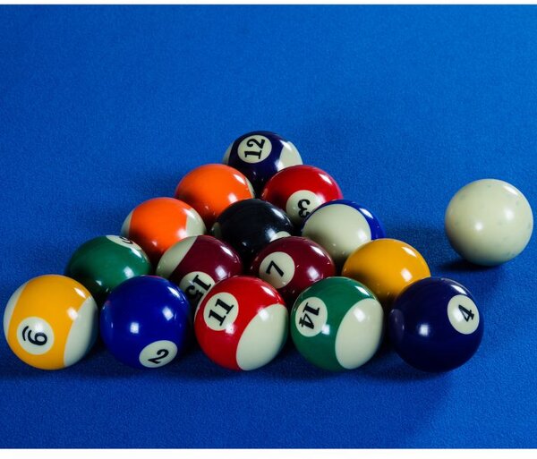 GamesPlanet® Kulečníkový stůl pool biliard 4 ft, modrý