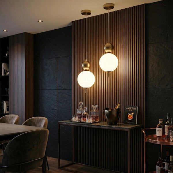 Toolight Závěsné LED osvětlení Modern LHJ115-1CP kartáčované zlato