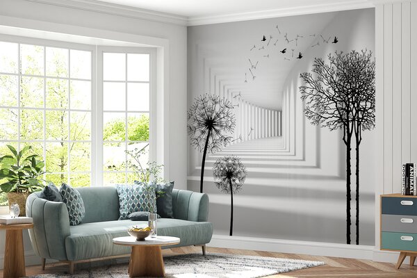 Fototapety Hloubka a světlo, Fototapety černobílé, u37803d1 : uwalls.cz