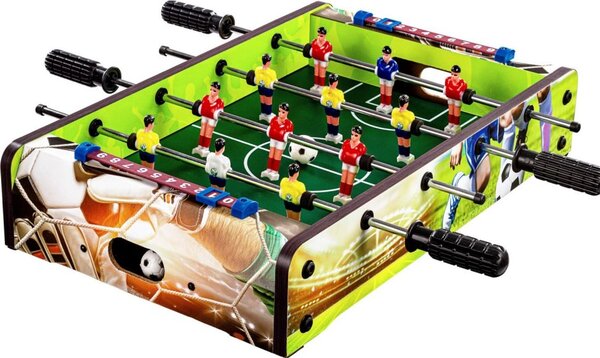 GamesPlanet® Mini stolní fotbálek, 50,5 x 31,5 x 10, potisk