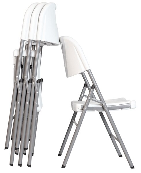 BRIMO Skládací židle - 4 ks - Plast
