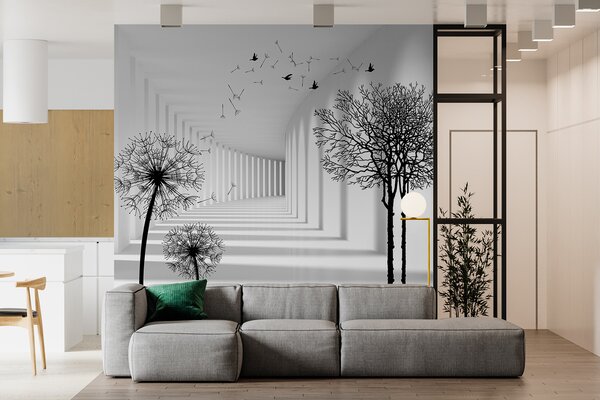 Fototapety Hloubka a světlo, Fototapety černobílé, u37803d1 : uwalls.cz