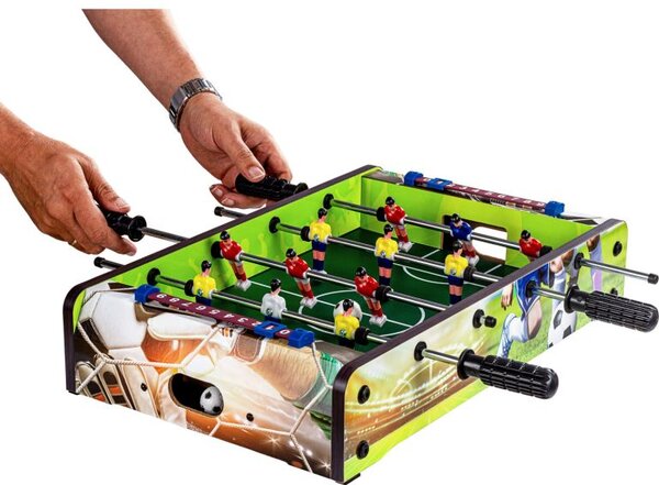 GamesPlanet® Mini stolní fotbálek, 50,5 x 31,5 x 10, potisk