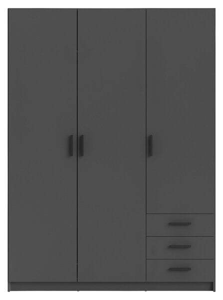 ŠATNÍ SKŘÍŇ, šedá, 147/200,4/49,8 cm MID.YOU, Online Only
