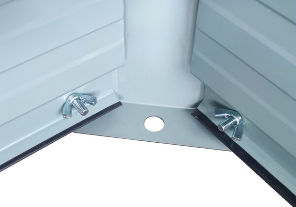 Vyvýšený zahradní záhon BestBerg VZ-1250A / 1250 l / 240 x 90 x 58 cm / šedá