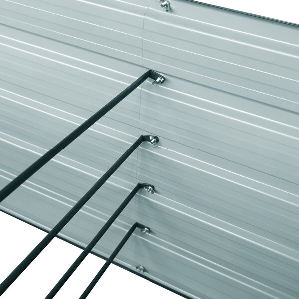 Vyvýšený zahradní záhon BestBerg VZ-1250A / 1250 l / 240 x 90 x 58 cm / šedá