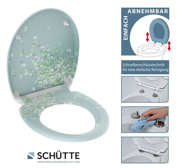 Eisl Sanitär WC prkénko Duroplast Soft Close Flower in The Wind 82381
