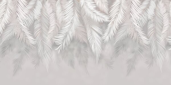 Fototapety Visící palmové listy, Fototapety les, Fototapety tropické, u48556d2 : uwalls.cz