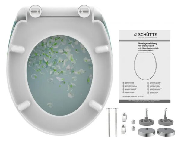 Eisl Sanitär WC prkénko Duroplast Soft Close Flower in The Wind 82381