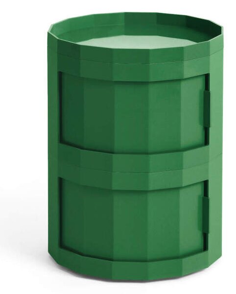 HAY Úložný stolek Facet Cabinet 20, spinach green