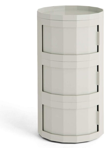 HAY Úložný stolek Facet Cabinet 30, misty grey