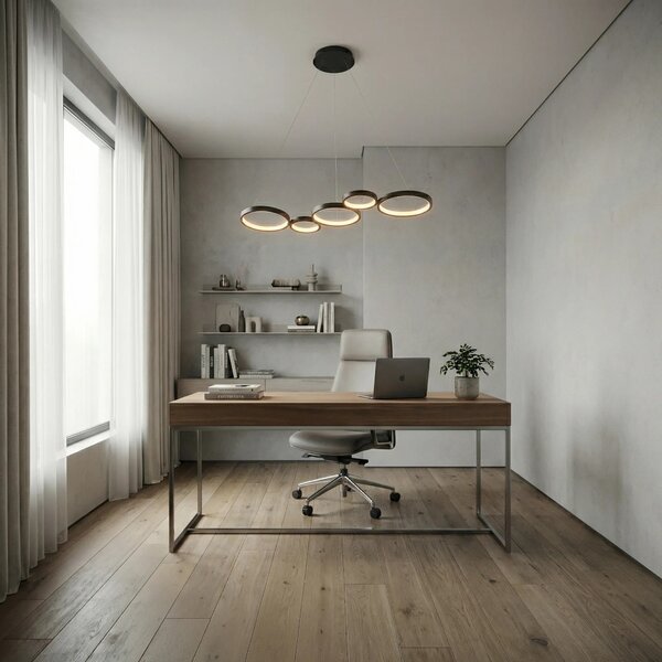 Toolight Závěsné LED osvětlení Modern Circle APP1923-CP černé