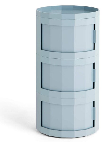 HAY Úložný stolek Facet Cabinet 30, misty blue