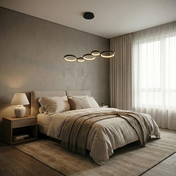 Toolight Závěsné LED osvětlení Modern Circle APP1923-CP černé