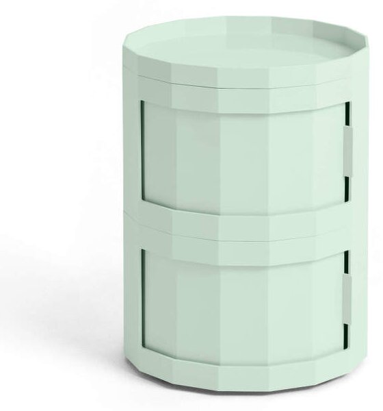 HAY Úložný stolek Facet Cabinet 20, soft mint