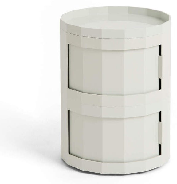 HAY Úložný stolek Facet Cabinet 20, misty grey