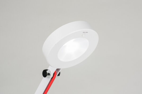 Nástěnné designové LED svítidlo s ramenem Raull White (LMD)