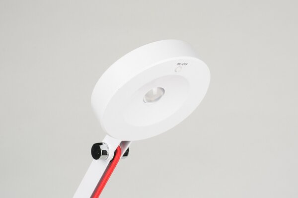 Nástěnné designové LED svítidlo s ramenem Raull White (LMD)