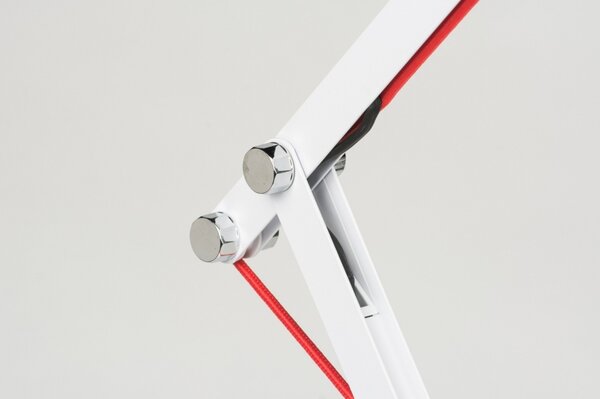 Nástěnné designové LED svítidlo s ramenem Raull White (LMD)