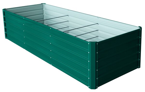 Vyvýšený zahradní záhon BestBerg VZ-1250Z / 1250 l / 240 x 90 x 58 cm / zelená