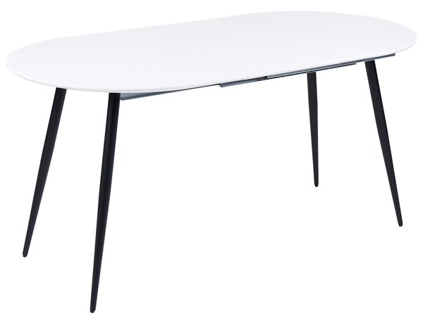 Rozkládací jídelní stůl STAVERTON Bílá 120/160 cm 80 cm