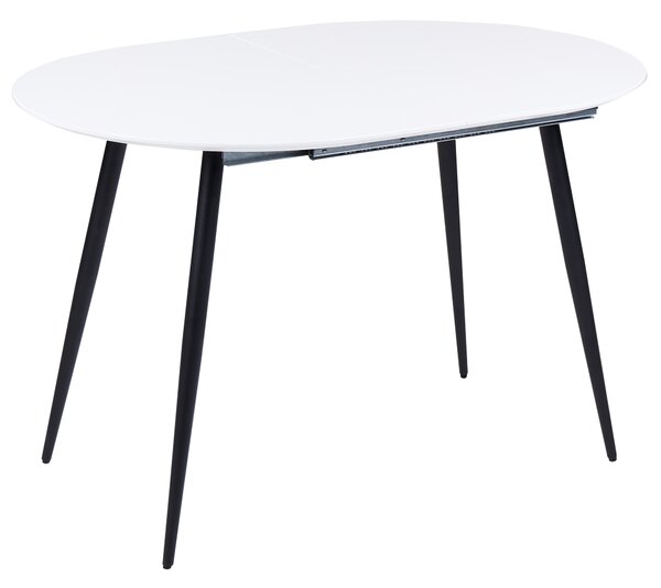 Rozkládací jídelní stůl STAVERTON Bílá 120/160 cm 80 cm