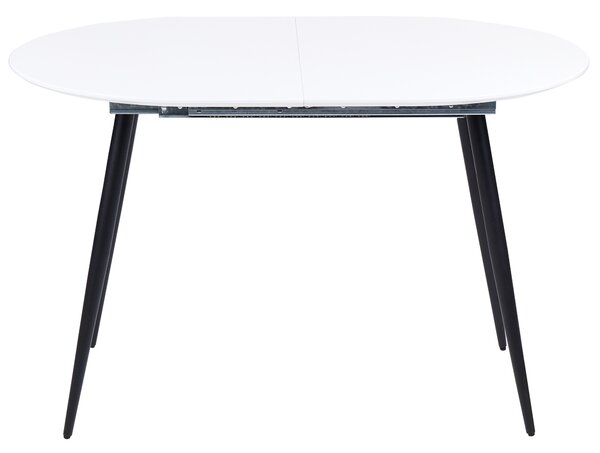 Rozkládací jídelní stůl STAVERTON Bílá 120/160 cm 80 cm