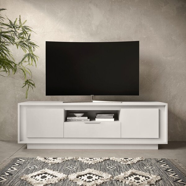 KOMODA POD TELEVIZI, bílá, 180/58/50 cm Carryhome - Online Only obývací stěny, Online Only