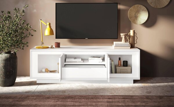 KOMODA POD TELEVIZI, bílá, 180/58/50 cm Carryhome - Online Only obývací stěny, Online Only
