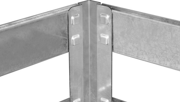 Zahradní kompostér BestBerg KKB-1 / ocel / 0,8 m² / stříbrná