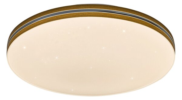 Rabalux 71177 OSCAR - LED svítidlo na strop, slim provedení, LED 18W, 3000K, Ø 34cm (Moderní stropní svítidlo s hvězným efektem)