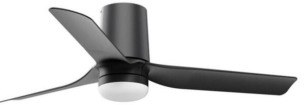 FARO MINI PUNT TUB S LED stropní ventilátor, černá s DC motorem