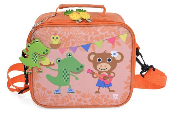 Dětská termotaška na svačinu Funny Jungle, 3,3l, Iris Barcelona, oranžová