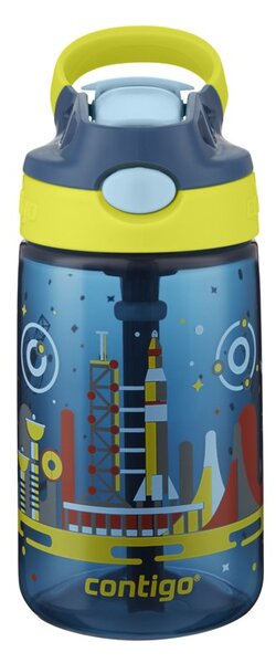Contigo Dětská láhev Gizmo Flip 420 ml, Blue Nautical Space