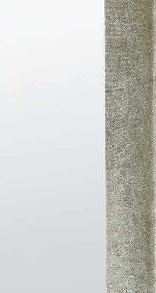 Zrcadlo HURIEL 60 cm 90 cm Umělý samet Olivově zelená