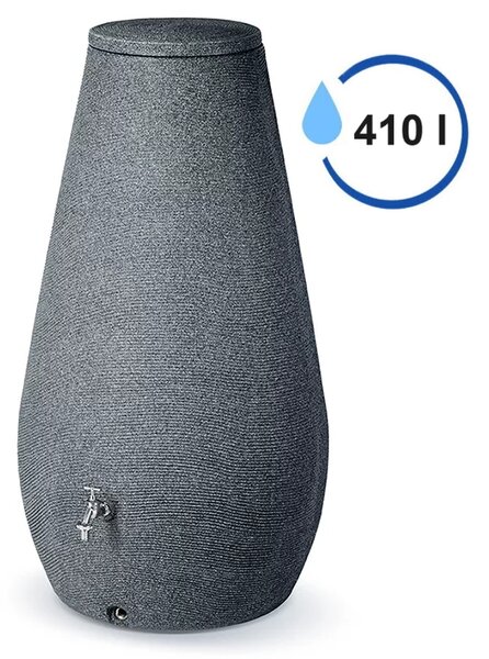 Prosperplast Sud na dešťovou vodu DROP granit 410l