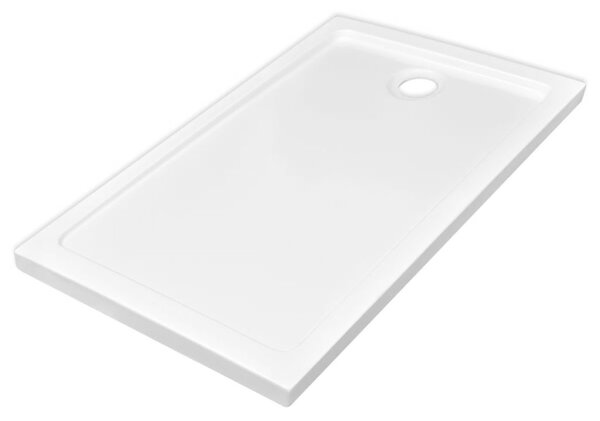 Obdélníková ABS sprchová vanička - bílá | 70x120 cm