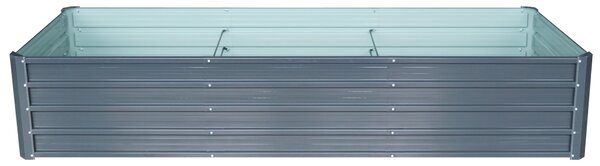 Vyvýšený zahradní záhon BestBerg VZ-1000A / 1000 l / 240 x 90 x 47 cm / šedá