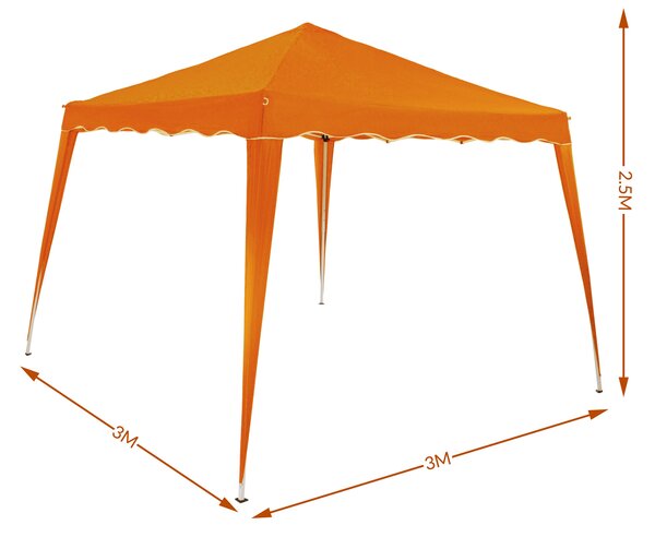 Deuba Zahradní altán Capri 3x3 m - oranžová