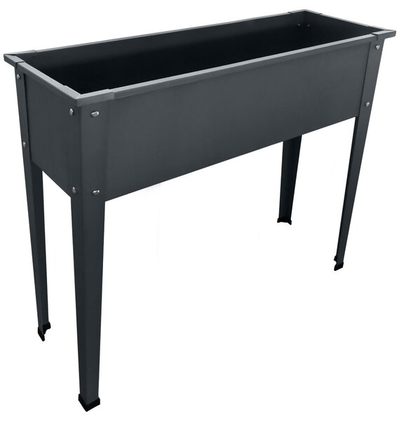 Vyvýšený zahradní záhon BestBerg KT-100 / 100 x 30 x 80 cm / šedá